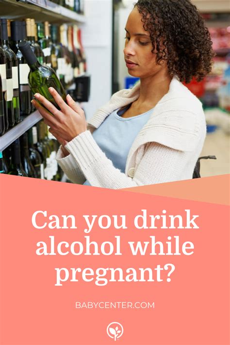 can you drink alcohol while pregnant.